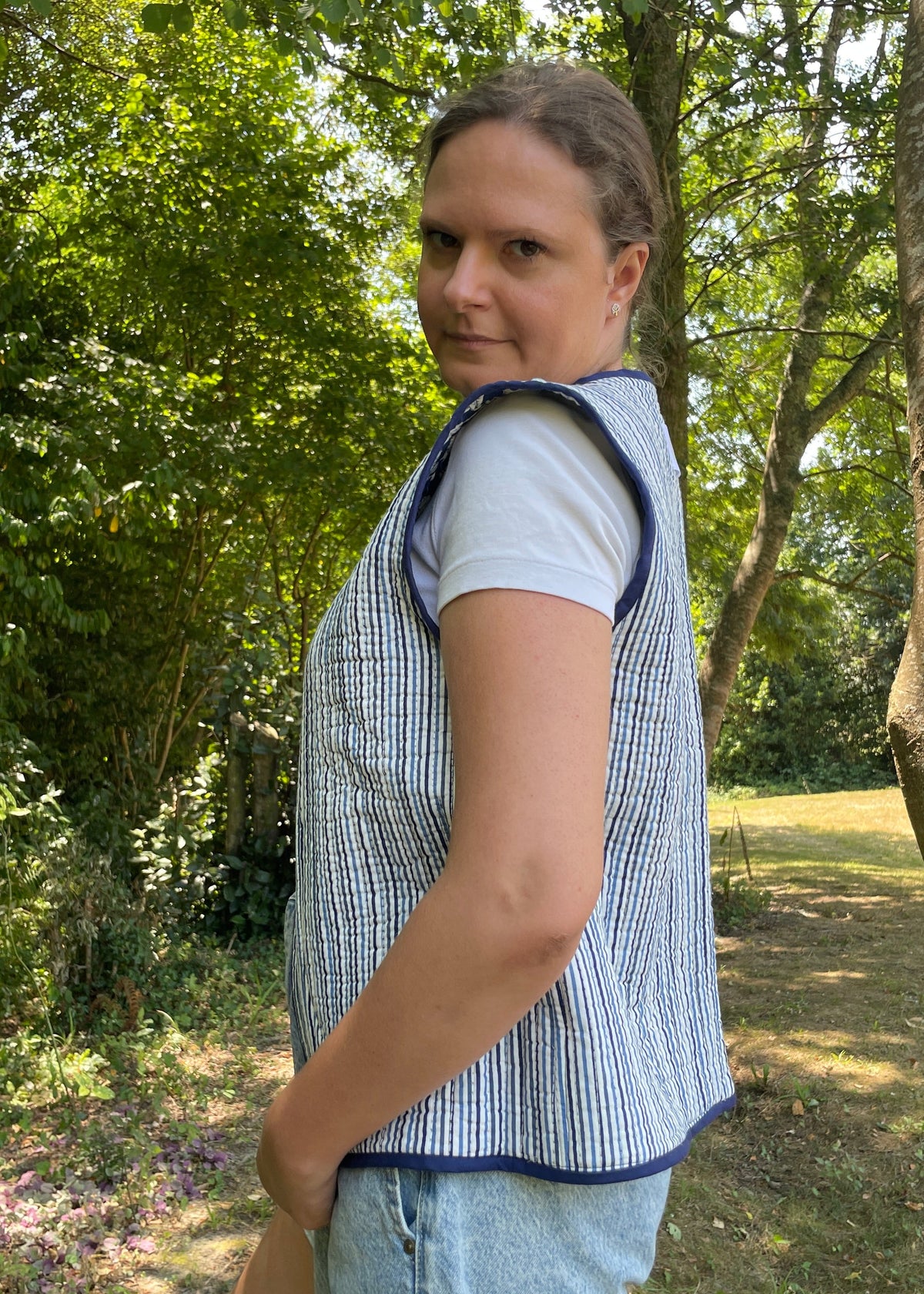 Gilet réversible Céleste