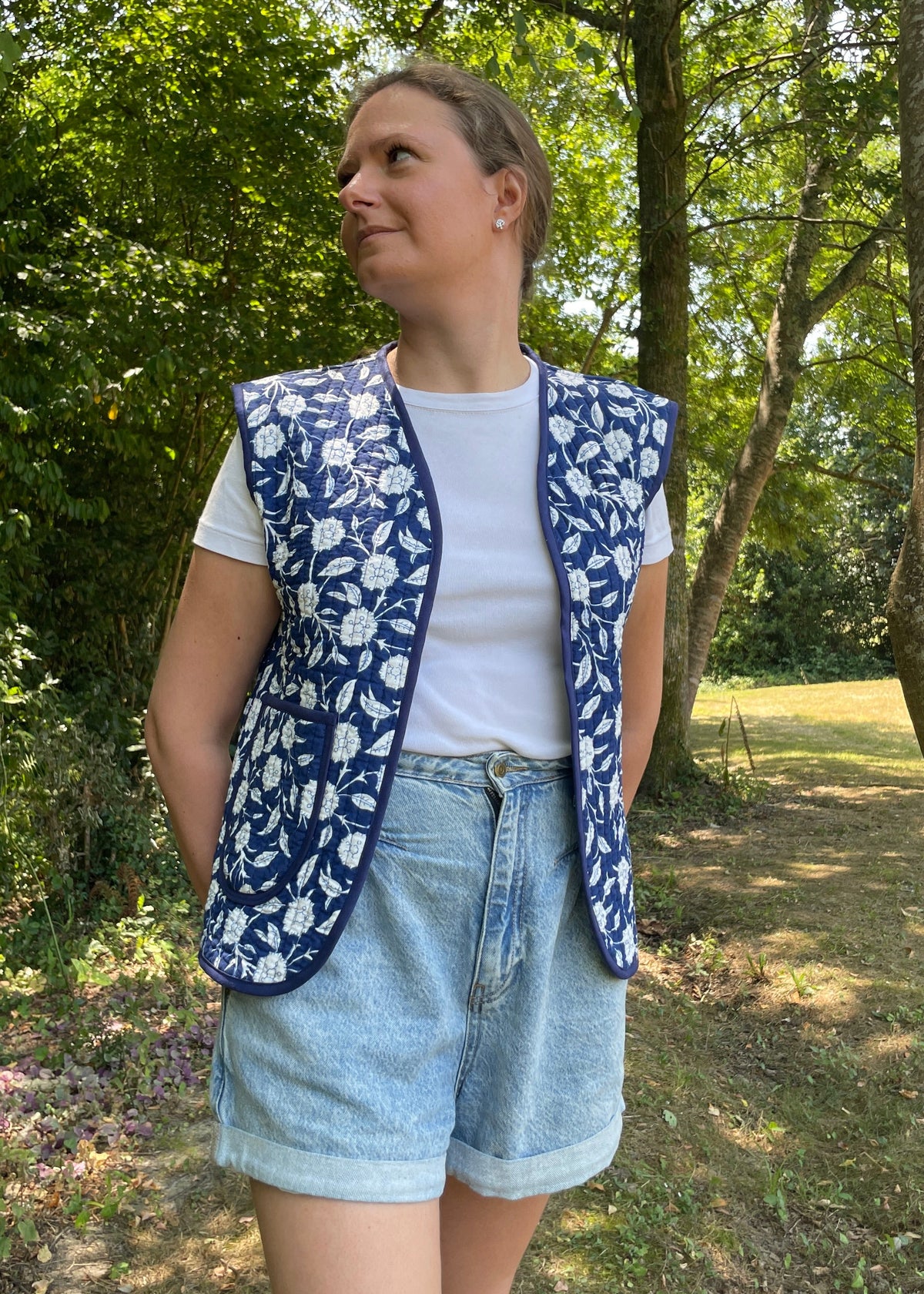 Gilet réversible Céleste