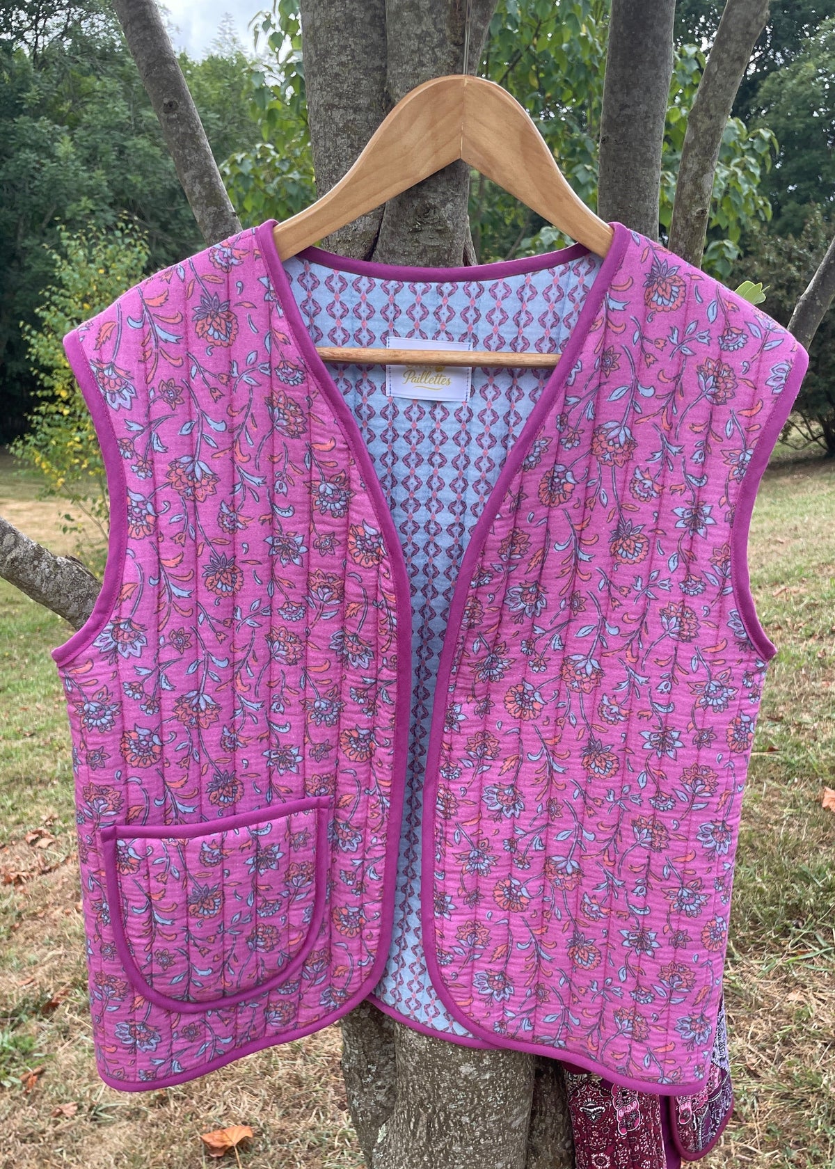 Gilet réversible Flora