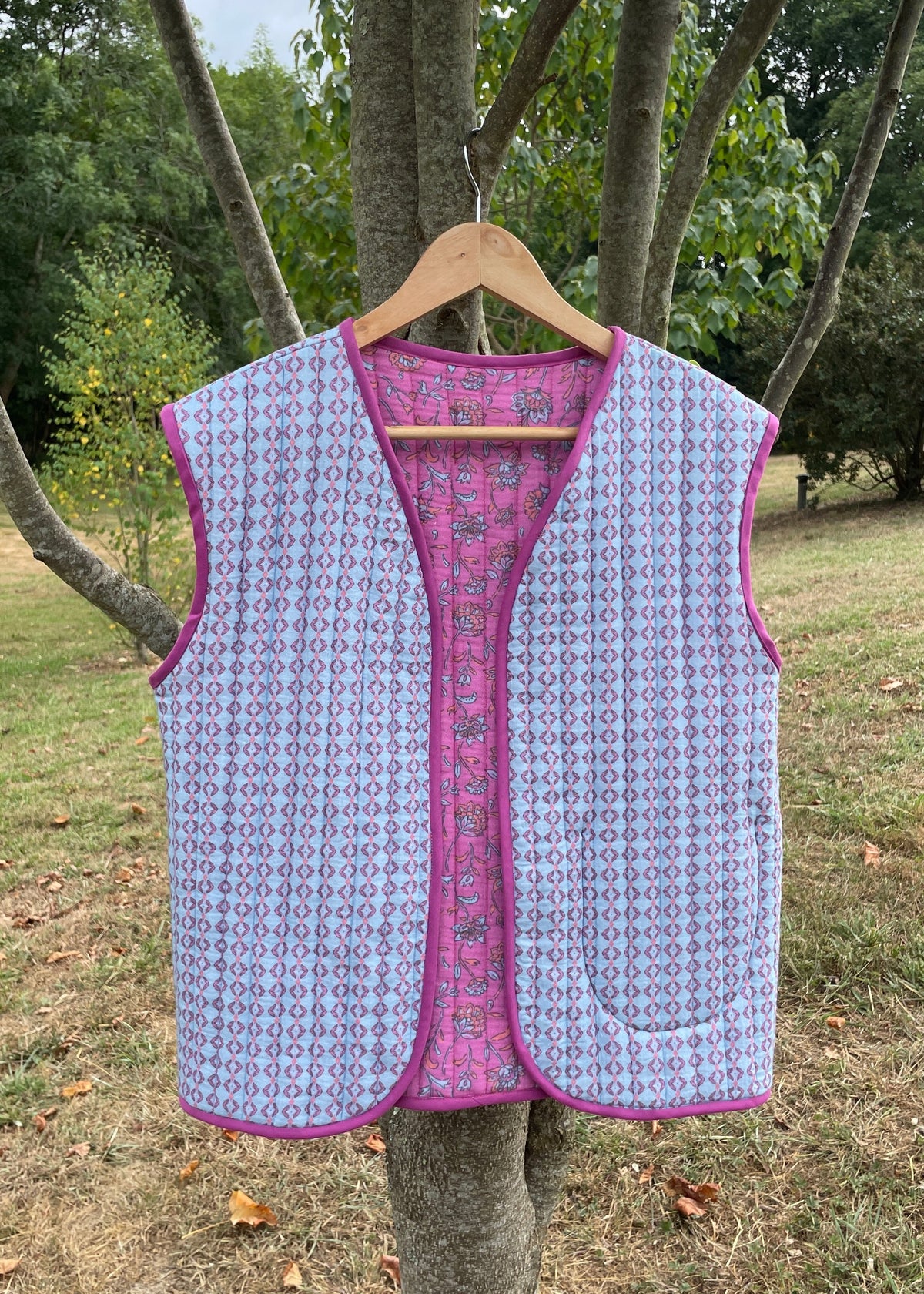 Gilet réversible Flora